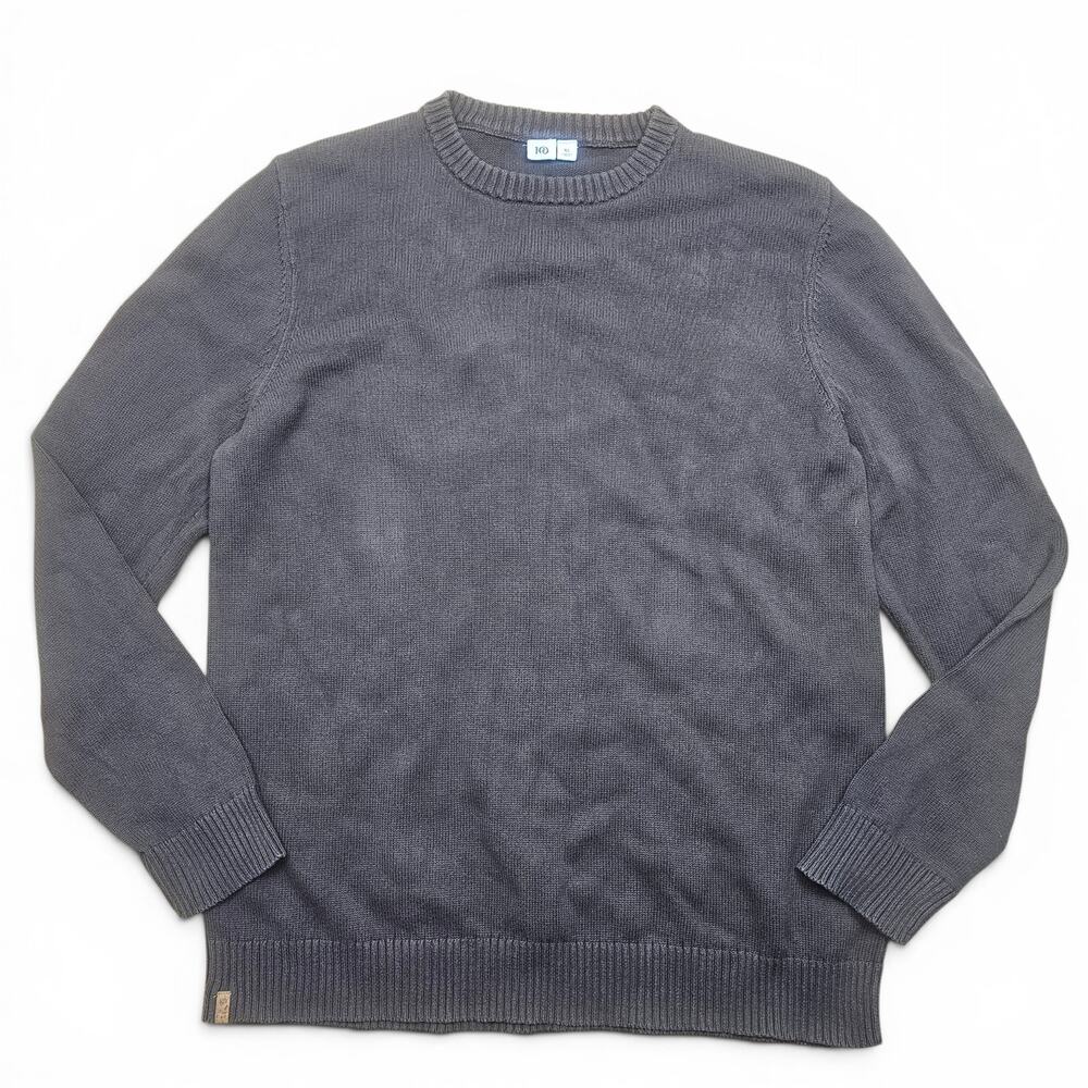 10 TREE Organic Cotton Crewneck Sweater Mens XL Minimalist Sustainable Organic
